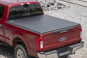 Ford F-250 Super Duty Soft Tri-Fold Bed Cover - Rough Country - Tri-Fold - '17-'24 Ford F-250 Super Duty Soft Tri-Fold Bed Cover - Rough Country - Tri-Fold - '17-'24